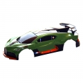Ersatzkarosserie für AGM Top Racer Slotcar - Bugatti Divo in Grün 1:64