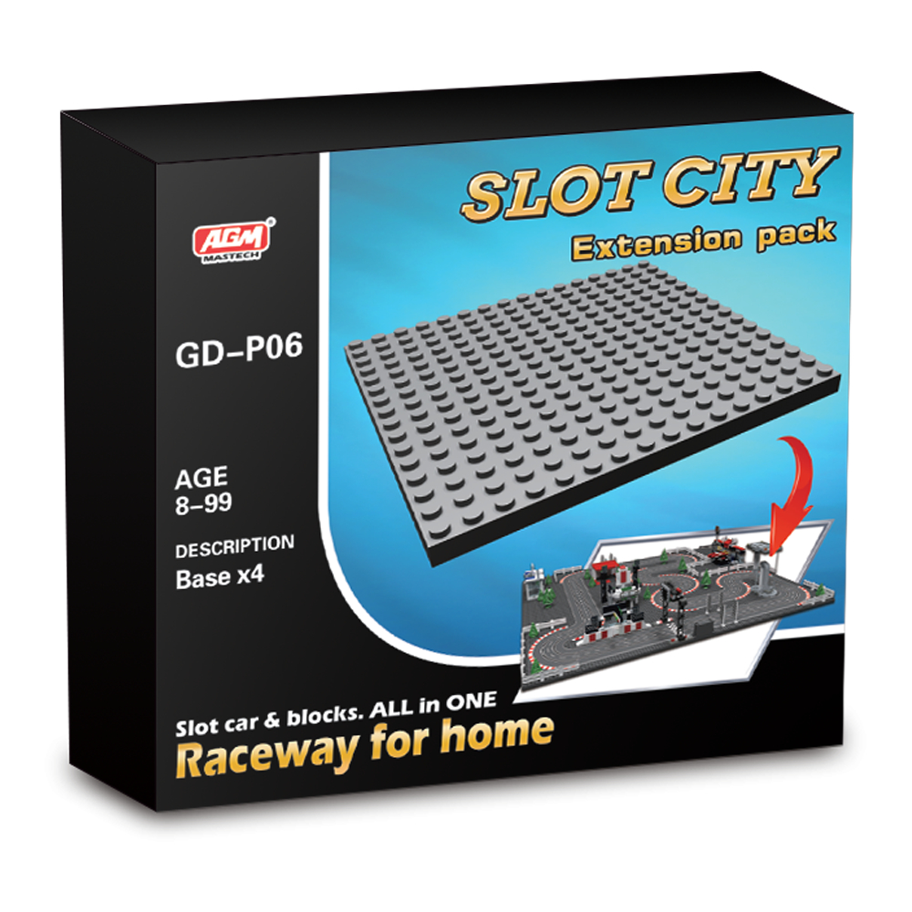 AGM Top Racer Slot City Zubehör Bodenplatten Set -  - Ihr  Ersatzteil und Zubehör Händler für Carrera Servo und andere Rennbahnen